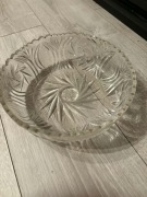 kryształowa miska PRL