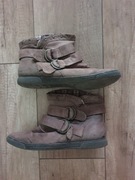 Botki kozaki jesienno wiosenne za kostkę brązowe roz. 39