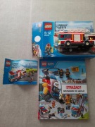 Lego City  60002 Straż pożarna , Wóz wraz z gratisami
