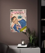 Obraz pop art na płótnie | Nowoczesna sztuka do wnętrz | Ręcznie malowany 