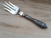 POSREBRZANY WIDELC ŚRODEK STOŁU MONOGRAM FINLANDIA RÓŻA