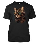 Koszulka steam punk cat, kot