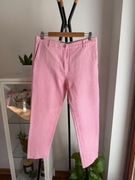 Różowe spodnie 38 M United Colors of Benetton 100% bawełna cotton
