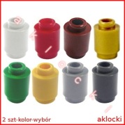 LEGO 3062 KLOCEK 1x1 okrągły biały brązowy czerwony szary zielony żółty... 