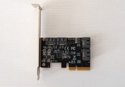AXAGON Kontroler SATA PCIe 3.0 4x SATA III 6Gb/s + Low Profile