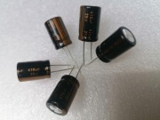 Kondensator 470uF/25V Panasonic FC 10x17mm 5szt