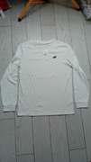 Nowy! Oryginalny 4F longsleeve męski M biały z małym logo
