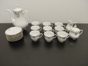 Zestaw kawowy porcelana Ćmielów