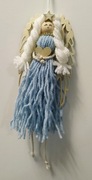 Aniołek, ozdoba świąteczna - rękodzieło. 