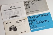 Instrukcja Nikon PK-11 Micro Nikkor 105 / 80-200 