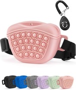 Gobeigo Silikonowe etui na smakołyki dla psów do treningu różowe