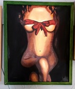 Obraz malowany akrylem