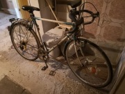 Rower Szosowy Kolarka Stara Uszkodzona Do Naprawy Części 