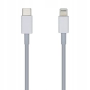 Kabel USB C Apple iPhone iPod iPad Lightning biały, 1,8m