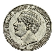 1 Talar 1865 A - GUNTER FR. CARL II - SCHWARZBURG SONDERSCHAUSEN - SREBRO