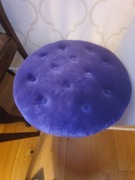 Pufa welurowa fioletowa glamour