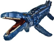 KLOCKI Dinozaur zestaw Mosasaurus XXL 1859 elementów 80 cm