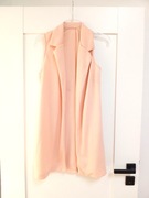 newlook elegancka biurowa wizytowa narzutka bluzka kremowa 40L kremowa