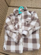 Kraciasta kurtka/ bluza baranek Cool Club rozm. 122