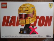 Lego 43022 Lewis Hamilton Ferrari F1 hełm kask-bez figurki!