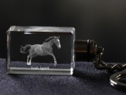 Irish Sport brelok sześcienny ŚWIECĄCY Koń