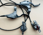 Hamulce hydrauliczne tarczowe HAYES Klamki lewa prawa Zaciski nine komplet