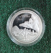 20 Francs Congo Prehistoric Life, Stegosaurus 2023 rok. 
