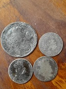 Zestaw monet srebrnych 