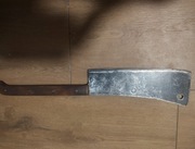 Duży stary tasak do rozbioru wołowiny, lata 20, 