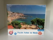 Puzzle Dookoła Świata w rozmiarze 70x50 cm 1000 elementów One Two Fun NOWE