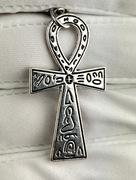 NOWY Naszyjnik wisiorek Egipt Ankh Vintage