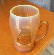 Kufel Horbowy Huta Barbara Sudety szkło prl kolorowe nie wazon