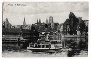 Gdańsk Danzig 4 Wahrzeichen Zuraw panorama Motława statek