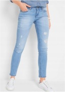 JOHN BANER spodnie jeansy rurki z przetarciami  r. 36