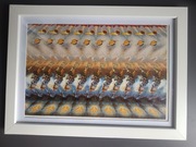 Stereogram, obrazek 3D, magiczne oko w ramce 33x24cm
