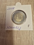 MONETA 2 EURO 2008r NIEMCY F stan 1
