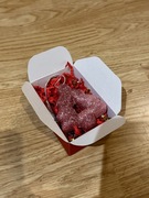 Ozdoba choinkowa choinka brokatowa