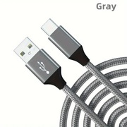 kabel szybkiego ładowania typu C długi 1,5m USB-C z tkanego nylonu