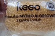 Mydło Naturalne Aloesowe z Gąbką roślinną Loofah Peeling Regeneracja
