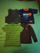 Zestaw dla chłopca 140 bluza koszulki kamizelka