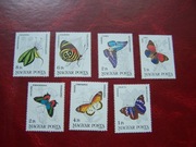 Węgry 1984 MNH Mi. 3681/87 Fauna Owady Motyle