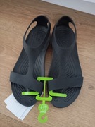 Nowe Sandały damskie Crocs Serena Sandal Czarne 37/38 W 7