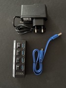 HUB USB 3.0 Rozdzielacz 4 portów