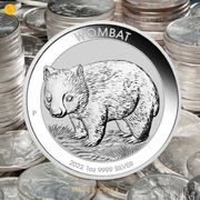 Srebrna moneta Australijski Wombat 1 uncja Srebra 2022