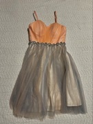 Błyszcząca różowa sukienka Flower by Charm’s Paris S/M