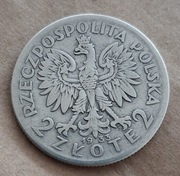 2 złote 1933 Głowa kobiety