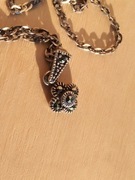 Łańcuszek prl markazyty srebro 925