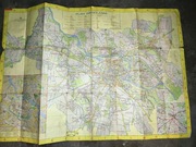 Mapa plan Wrocławia z 1972 roku