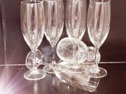 **BOHEMIA kieliszki wino białe różowe szampan 