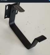 Galeco Stal2 czarny mat, haki do rynny - 13 sztuk